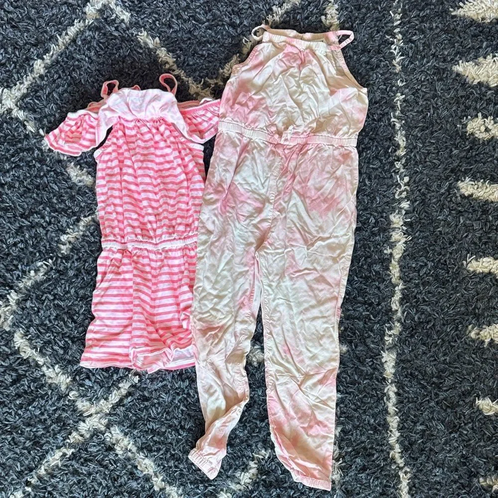 Bundle of 2 Toddler Girls Rompers